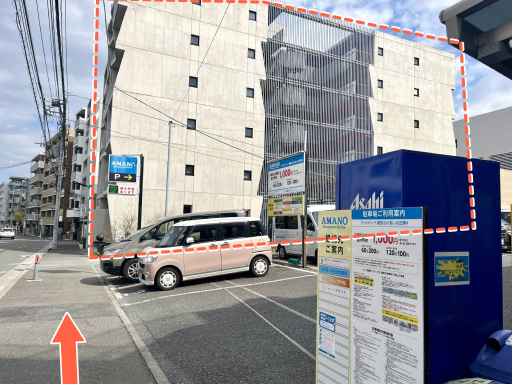 まっすぐ進んだら院がある建物