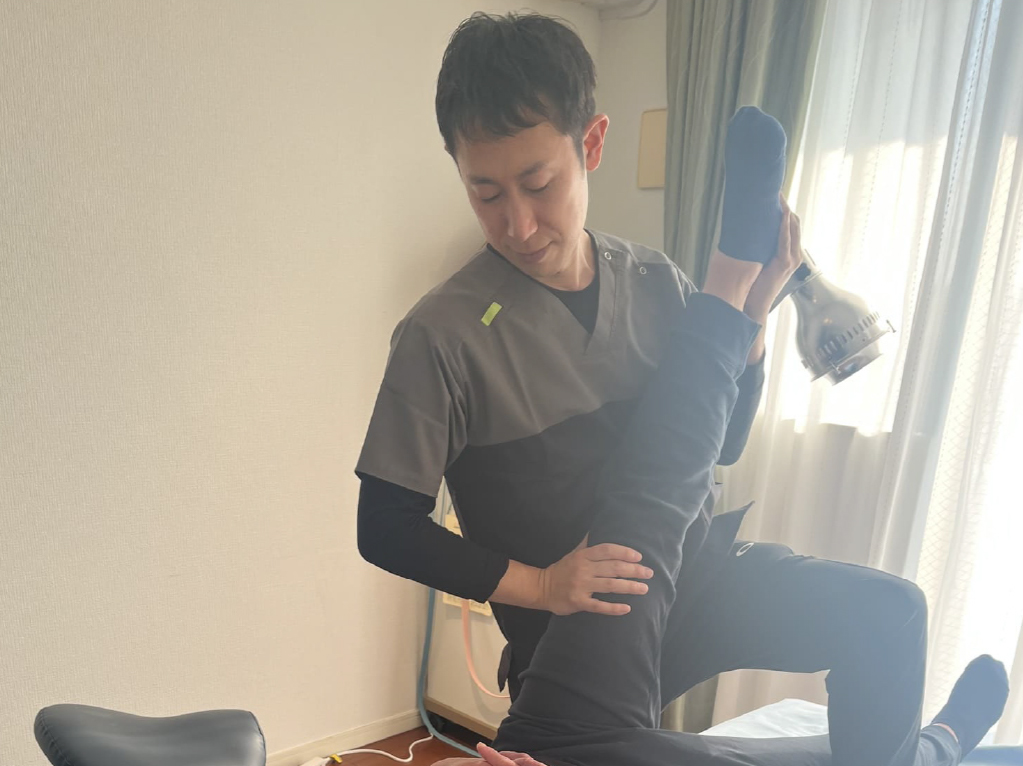 マッサージをしている画像